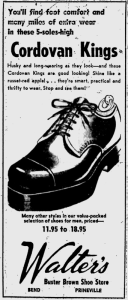 A Tale Of Two Walters : Old Shoe Ads | Footwear & Walking